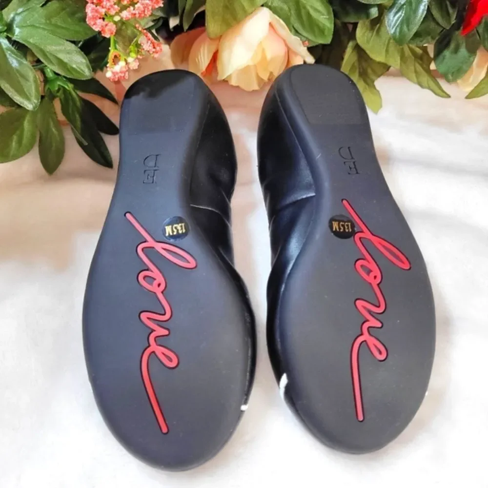 NIB Ellen Degeneres Kids Eg-Langlee Ballet Flats Leather